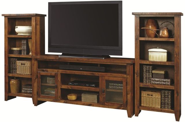 Aspenhome® Alder Grove Fruitwood 65" Console with Doors-1