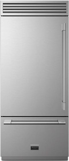 Fulgor Milano 700 Series 36 in. 18.5 Cu. Ft. Stainless Steel Counter Depth Bottom Freezer Refrigerator