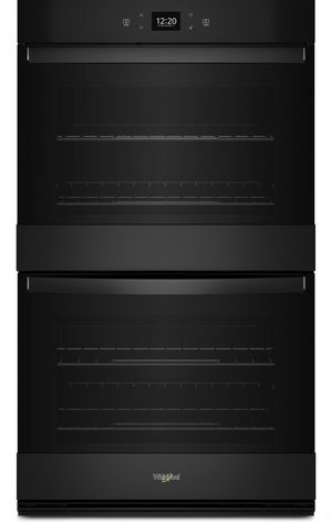 Whirlpool® 27" Black Double Electric Wall Oven