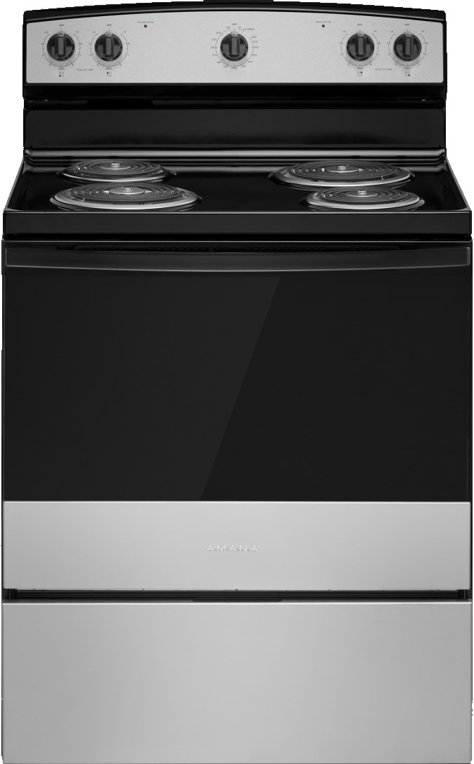 Amana® 30" Freestanding Electric Range | Dixon's Appliance & Furniture