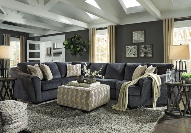 Signature Design by Ashley® Eltmann 3-Piece Slate Sectional with Cuddler 12