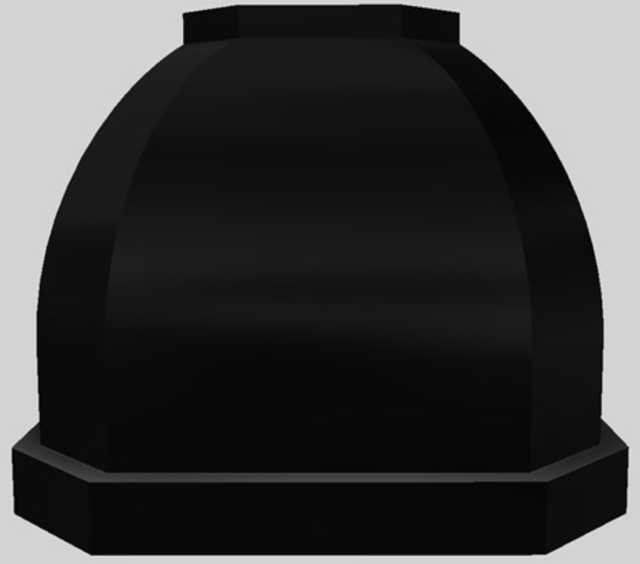 Vent-A-Hood® Designer Series 36" Black Wall Mounted Range Hood-0