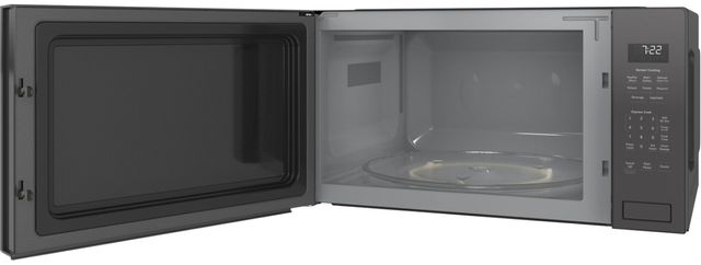 GE Profile™ 2.2 Cu. Ft. Gray Built In Microwave-3