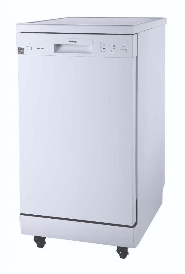 Danby® 18" White Portable Dishwasher | Fred's Appliance | Eastern