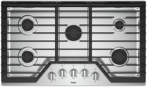 Whirlpool® 36" Stainless Steel Gas Cooktop
