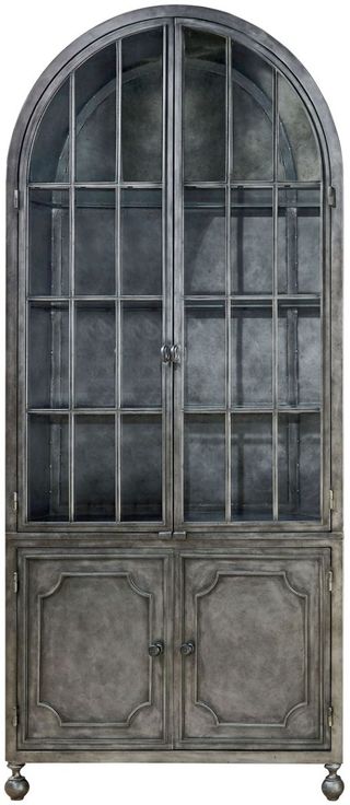 Universal Explore Home™ Curated Antiqued Iron Display Cabinet