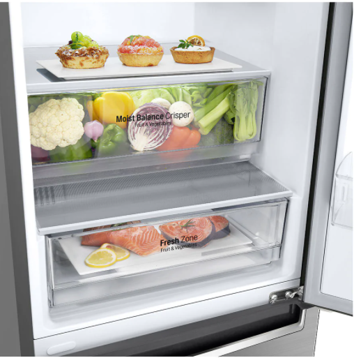 LG 11.9 Cu. Ft. Platinum Silver Bottom Freezer Refrigerator 5