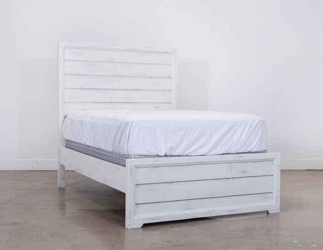 Vintage Furniture Windjammer Nero White Twin Panel Bed-1