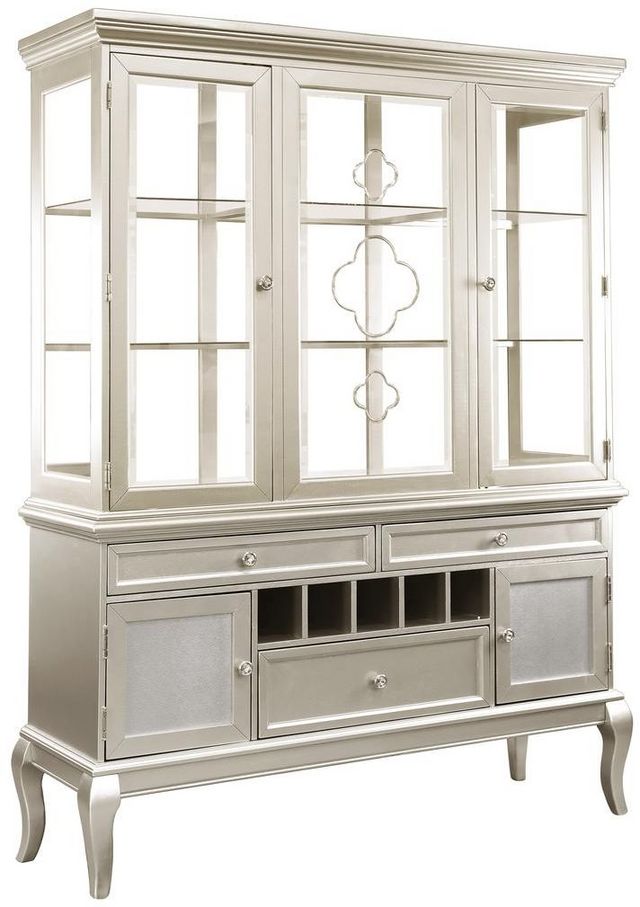 Homelegance® Crawford Silver Buffet and Hutch