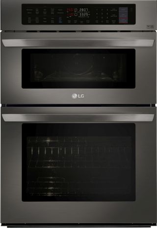 LG 30” Black Stainless Steel Electric Built In Oven/Microwave Combo