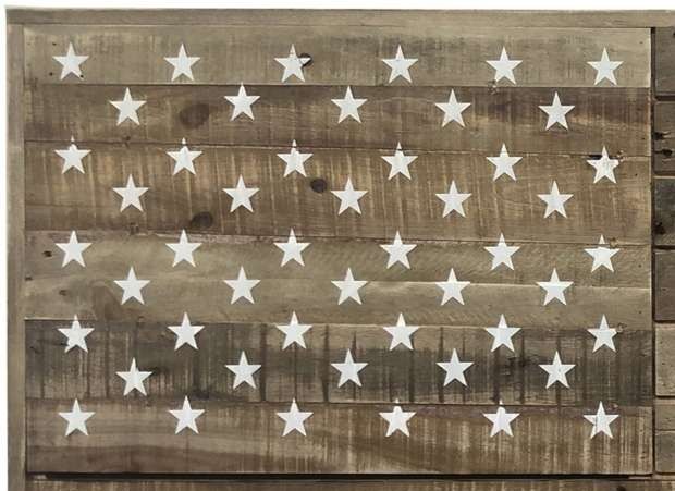 Signature Design by Ashley® Jonway Antique Brown Flag Wall Art 1