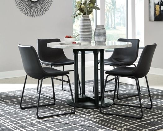 Signature Design by Ashley® Centiar 5-Piece Two-Tone Dining Table Set 5