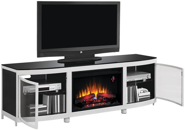 ClassicFlame® Gotham Two-Tone TV Stand 2