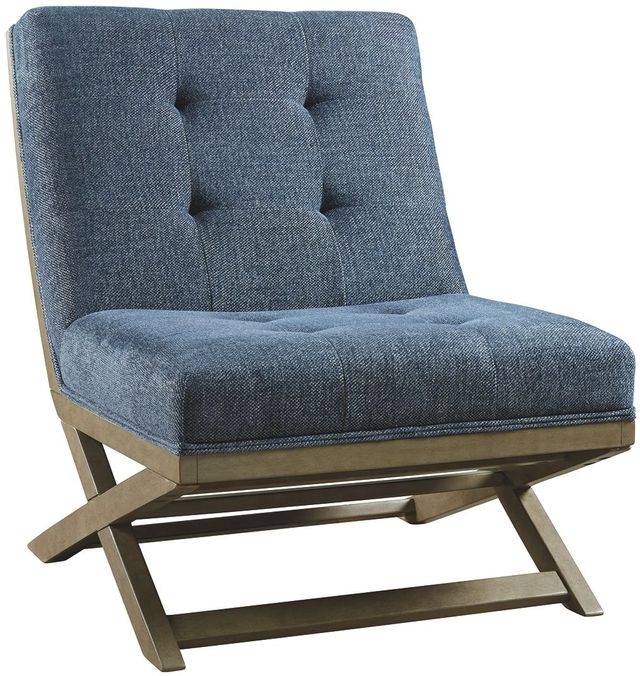 Chaise d'appoint Sidewinder en tissu bleu Signature Design by Ashley®