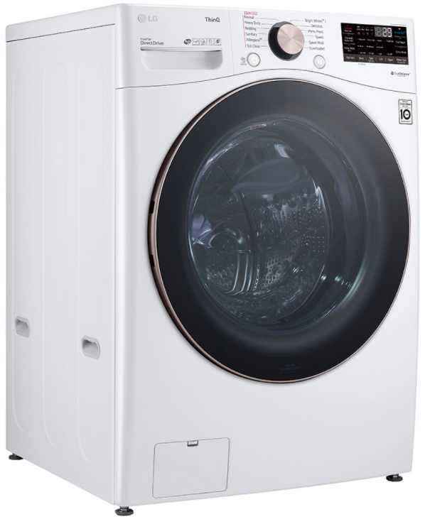 LG White Front Load Laundry Pair-3