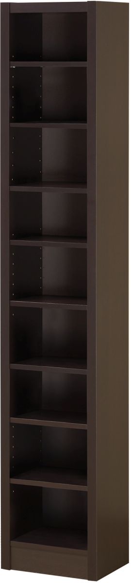 Coaster® Cappuccino Rectangular Bookcase With 2 Fixed Shelves