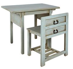 Progressive® Furniture Remi Seafoam Console Desk with Chair