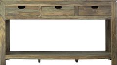 Coaster® Esther Natural Sheesham 3-Drawer Storage Console Table