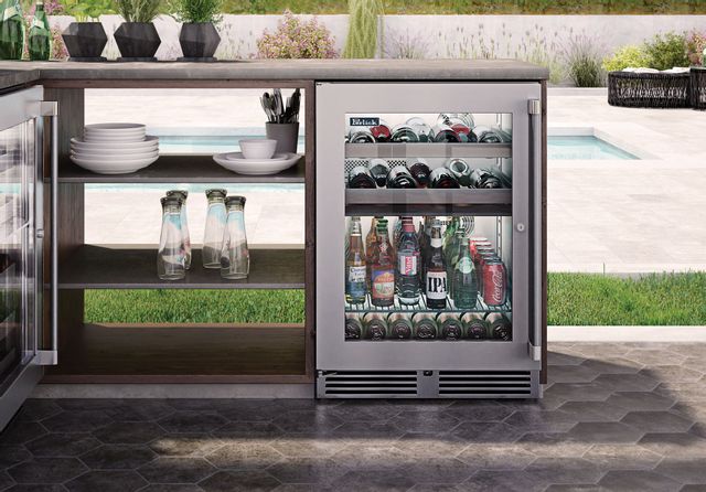 Perlick® Signature Series 5.0 Cu. Ft. Panel Ready Frame Outdoor Beverage Center 8