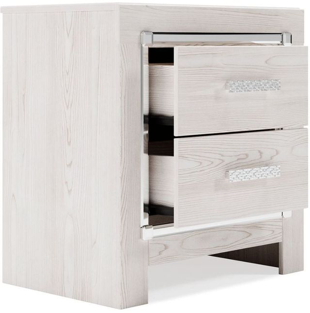 Signature Design by Ashley® Altyra White Two Drawer Nightstand-3