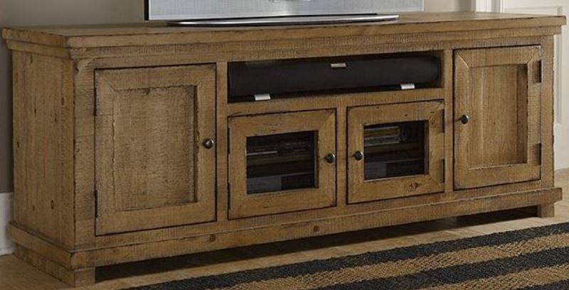 Progressive® Furniture Willow Distressed Pine 74" Console