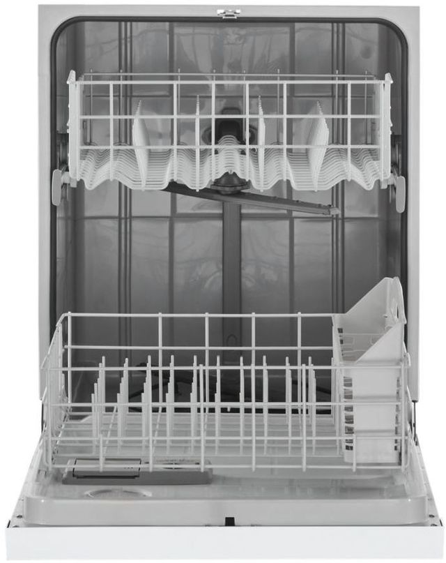 Amana® 24" White Front Control Built In Dishwasher-2