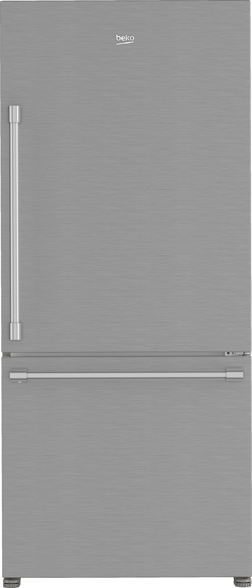 Beko 16.1 Cu. Ft. Fingerprint-Free Stainless Steel Bottom Freezer Refrigerator 