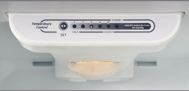 Moffat® 18 Cu. Ft. White Freestanding Top Freezer Refrigerator 6