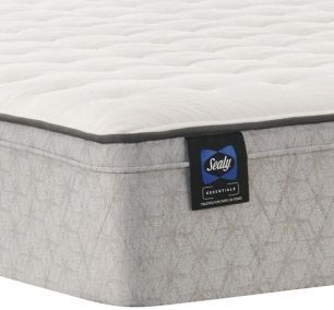 Sealy® Essentials™ Spring Winter Green Innerspring Soft Faux Euro Top King Mattress 0