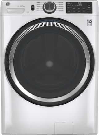 GE® 4.8 Cu. Ft. White Smart Front Load Washer