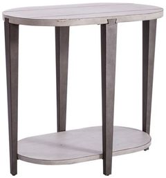 Liberty Furniture Sterling Weathered White Chair Side Table