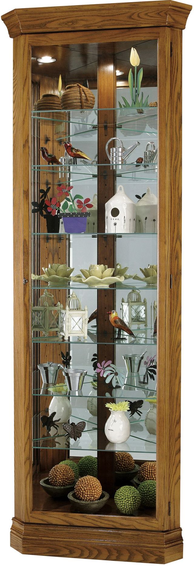 Howard Miller® Dominic Legacy Oak Curio Cabinet