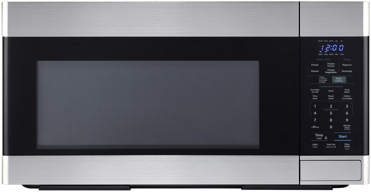 Sharp® 1.8 Cu. Ft. Stainless Steel Over The Range Microwave