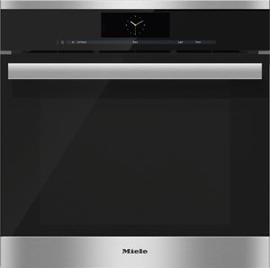 Miele 24" Clean Touch Steel Electric Built in Single Oven