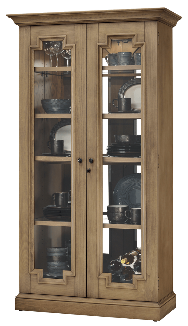 Howard Miller® Chasman II Aged Natural Display Cabinet