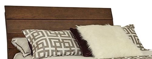 Durham Furniture Defined Distinction Autumn Wind King Wood Plank Bed with Wooden Base 1