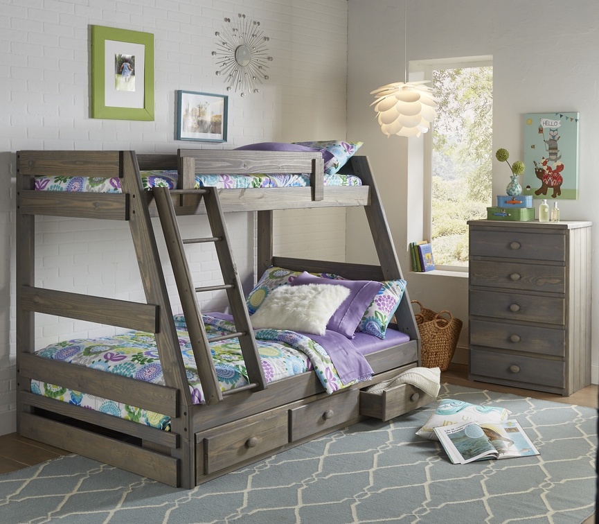 3 piece bunk bed hot sale set