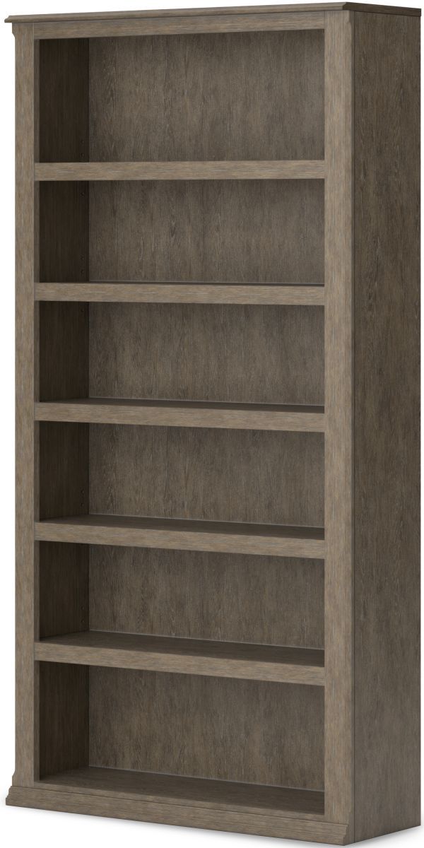Signature Design by Ashley® Janismore Weathered Gray Large Bookcase-2