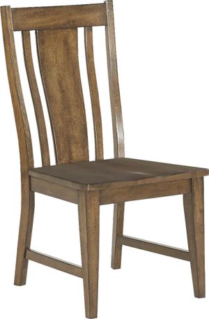Twin Lakes Brown Splat Back Side Chair
