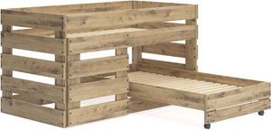 Signature Design by Ashley® Larstin Brown Twin Over Twin Loft Bed