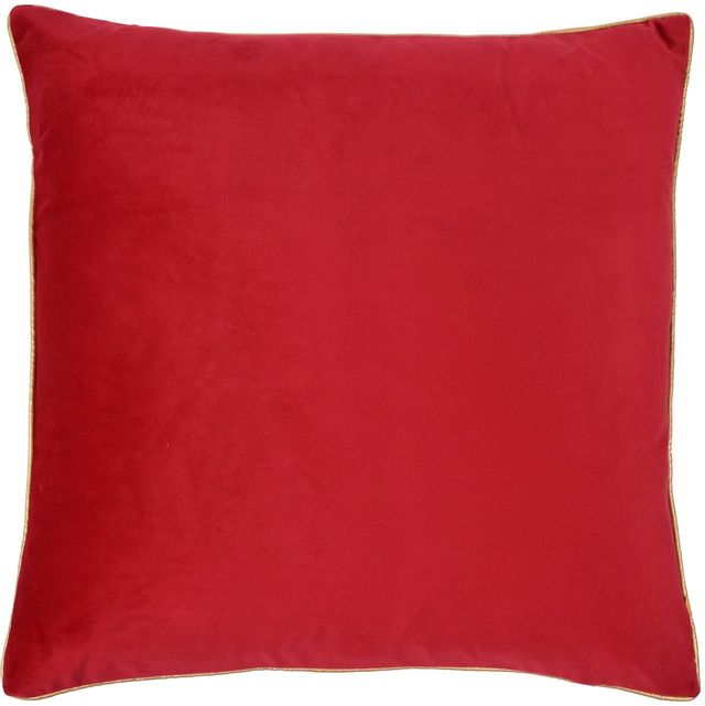 Renwil® Martini Cherry Red 22" x 22" Decorative Pillow