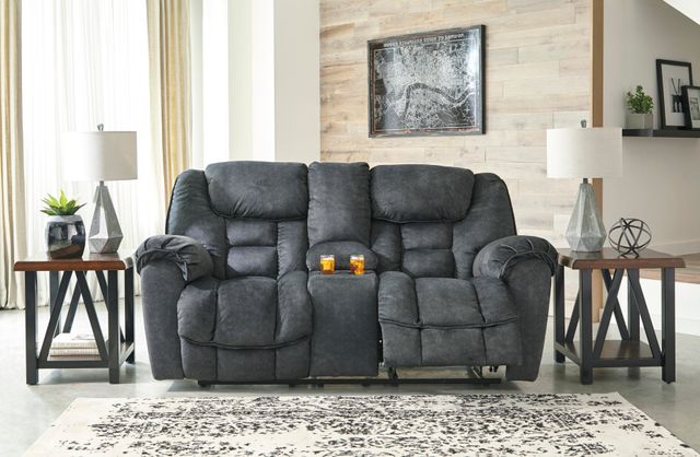 Signature Design by Ashley® Capehorn Granite Double Reclining Loveseat 1