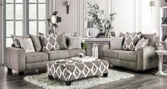 Furniture of America® Basie 2 Pieces Gray Loveseat and Sofa