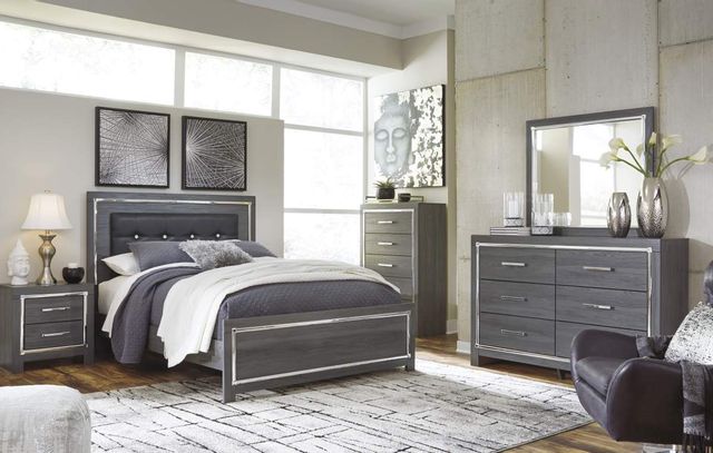 Signature Design by Ashley® Lodanna Gray Queen Panel Bed 6