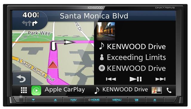 Kenwood DNX775RVS RV/Truck AV Navigation System with Bluetooth 2