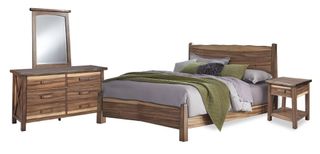 homestyles® Forest Retreat 4-Piece Brown King Bedroom Set