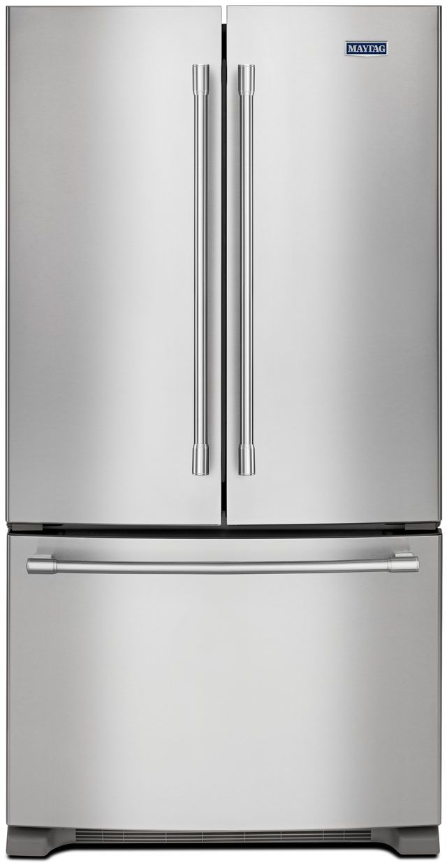 Maytag® 25.19 Cu. Ft. Fingerprint Resistant Stainless Steel French Door Refrigerator-MFF2558FEZ