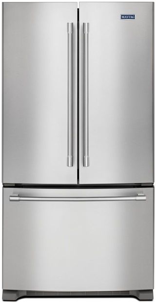 Maytag® 25.19 Cu. Ft. Fingerprint Resistant Stainless Steel French Door Refrigerator