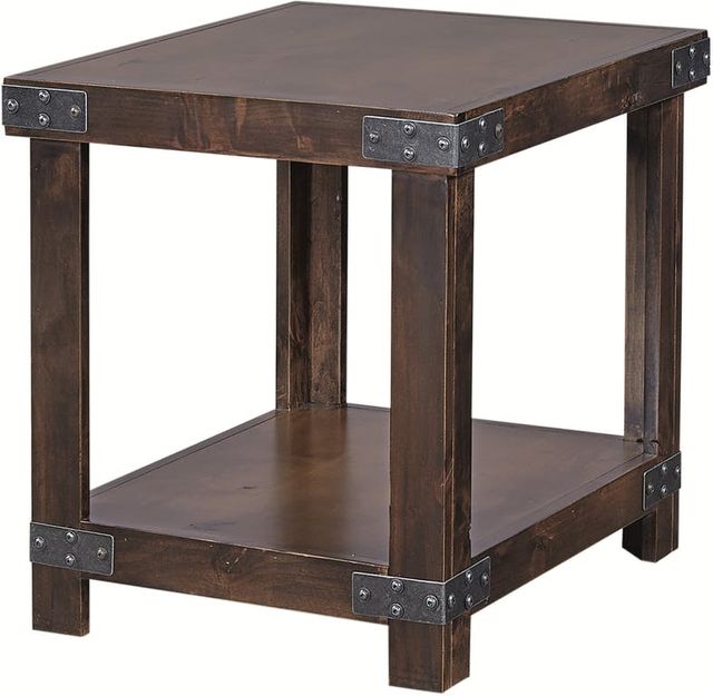 Aspenhome® Industrial Tobacco End Table 0
