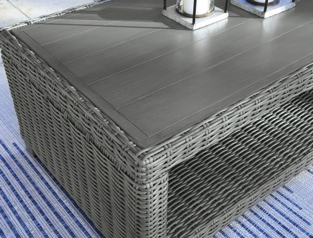 Signature Design by Ashley® Elite Park Gray Outdoor Coffee Table-1